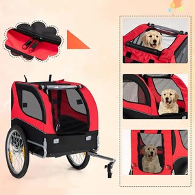 Remorcă pliabilă pentru bicicletă pentru animale de companie