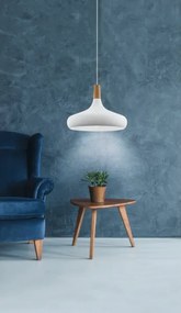 Eglo 96983 - Lustr SABINAR 1xE27/60W/230V, pr. 40 cm, alb