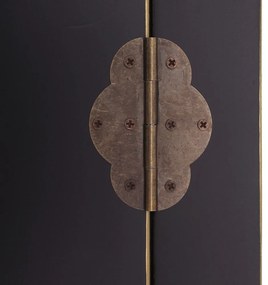 Șifonier negru 55x185 cm Oriente – Ixia