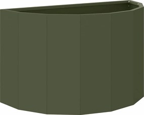 vidaXL Jardinieră Verde măsliniu 60 x 30 x 35 cm Oțel