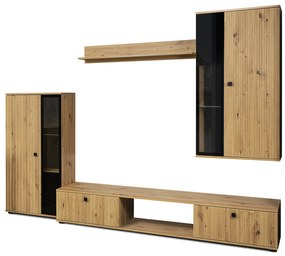 Mobilier living Saul (Stejar artisan + Stejar artisan) (fără iluminat). 1047211