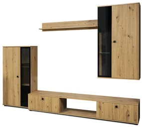 Mobilier living Saul (Stejar artisan + Stejar artisan) (fără iluminat). 1047211