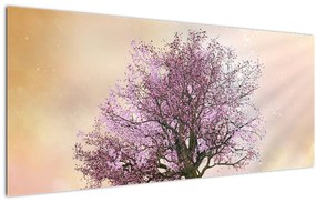 Tablou - Copacul înflorit în deal (120x50 cm)