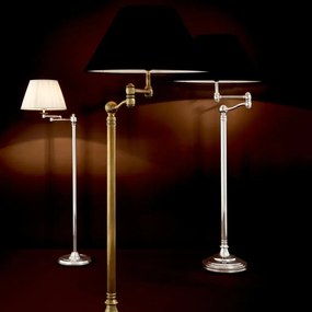 Lampadar, lampa de podea LUX cu brat articulat, finisaj alama, Regis 109743 HZ