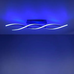 Lustră LED RGB dimabilă SWING 2xLED/8,5W/230V 2700-5000K Leuchten Direkt 11993-55 + telecomandă