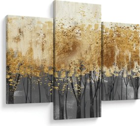 Tablou - Copaci aurii (90x60 cm)
