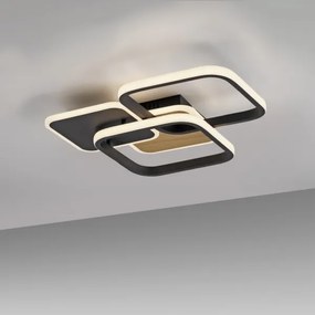 Plafonieră LED SEVENT LED/36W/230V negru/maro Leuchten Direkt 14117-78