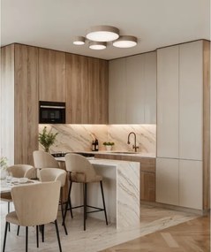 Brilagi-LED CLARE plafonieră pentru baie RGBW, dimerizabilă, 2xE27/9W/230V, IP54, Wi-Fi, bej