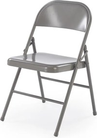 Scaun K565, gri, metal, 46x47x75 cm
