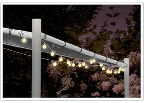 Lanț luminos cu LED de exterior String lighs,  80 de becuri