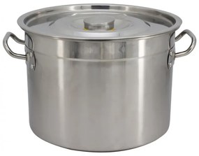 Oala cu capac, Cazan Rosberg R51211A30S, 32cm, 15.5L, Inox