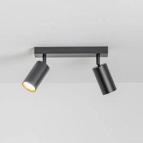 Brilagi - Spot LED dimabil SELE 2xGU10/6,5W/230V negru/auriu