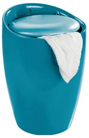 WENKO 20625100 - Taburet CANDY, 36 x 50,5 cm, turcoaz/negru