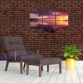 Tablou -  Plajă la apus de soare (90x60 cm)