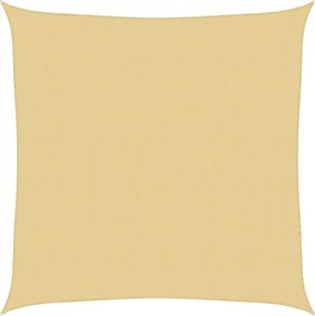 vidaXL Parasolar, nisipiu, 3,6x3,6 m, 100% poliester Oxford