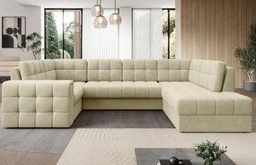 Coltar extensibil cu spatiu oentru depozitare, 299x198x82 cm, Blewett R, Eltap (Culoare: Gri deschis / Sola 4)