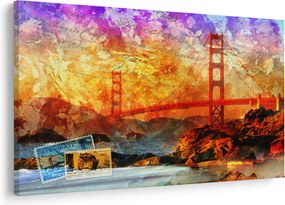 Tablou - Golden Gate, SanFrancisco, California (90x60 cm)