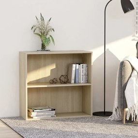 vidaXL Bibliotecă, stejar sonoma, 80x30x76,5 cm, lemn prelucrat