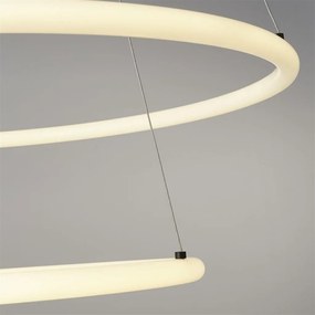 Pendul, Lustra suspendata cu 2 inele, design modern LED, Revolve
