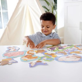 Set 10 puzzle-uri prietenii de la ferma (18-36 luni)