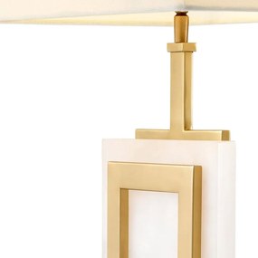 Veioza design LUX din alabaster si metal alama, Murray 111594 HZ