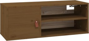 vidaXL Dulap de perete, maro miere, 80x30x30 cm, lemn masiv de pin