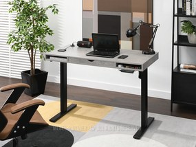 Masă PC Osto 120 (beton + negru). 1109821