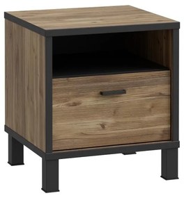 Noptieră OREN maro/neagră