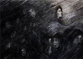 Tablou - Tristețe și renunțare (70x50 cm)