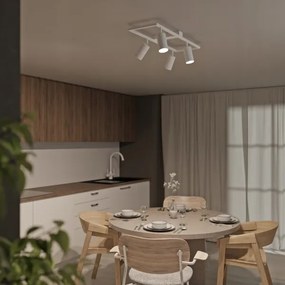 Spot 4xGU10/30W/230V alb