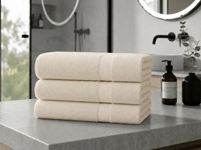 Prosop CLARYSSE ELEGANCE 60x110 cm crem, 100% bumbac