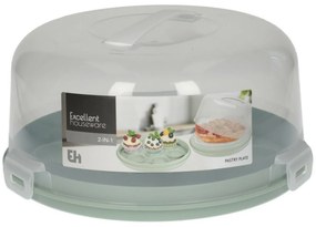 Tavă de servit EH cu capac 2in1, diametru 28 cm,verde
