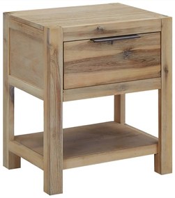 vidaXL Noptieră cu sertar, 40x30x48 cm, lemn masiv de acacia