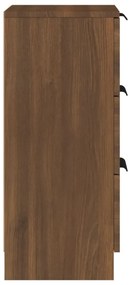 Servanta, stejar maro, 30x30x70 cm, lemn prelucrat 1, Stejar brun