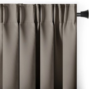 Draperie grej dimout (semi-opacă) 200x245 cm Kierra – Restilo