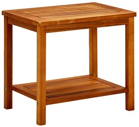 vidaXL Măsuță de cafea, 50x35x45 cm, lemn masiv de acacia