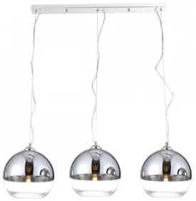 Suspensie moderna 3 becuri E27 SILVER BALL AZ4751 Azzardo