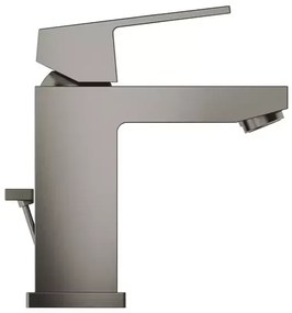 Baterie lavoar Grohe Eurocube S antracit periat Hard Graphite cu ventil Pop-Up
