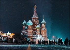 Tablou construcției din Rusia (70x50 cm)