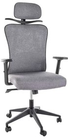 Scaun de birou Valrose II, gri