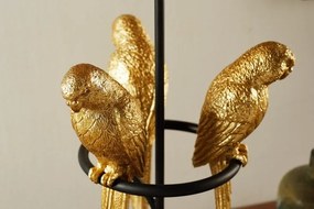 Veioza, Lampa de masa Wildlife Papagal 75cm, auriu