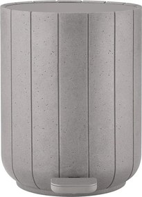 Coș de gunoi gri deschis cu pedală din polirășină 3 l Kua – Blomus