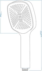 Maro Pară de duș, 1-funcție Finisaj: Crom NLO_051S