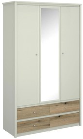 Dulap de haine Kodro 3 (cașmir + stejar evoke) (cu oglindă). 1116931