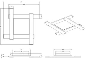 Plafonieră LED dimabilă BELFAST LED/18W/230V + LED/14W/230V Trio