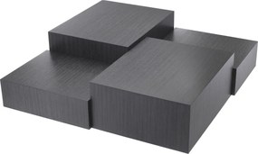 Masuta de cafea design elegant LUX Nerone, gri carbune 113962 HZ