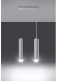 Lustră pe cablu LAGOS 2 2xGU10/40W/230V alb