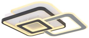 Plafoniera LED design modern Brienna alb, gri