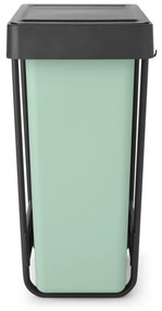Brabantia Coș de colectare selectivă Sort&Go 1008863, 2x30 l, Montaj intern cu cadru telescopic, Gri/verde