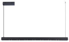 Immax NEO 07306L-LED lustru LED dimabil suspendat pe cablu MADEIRA, 26W/230V, Wi‑Fi Tuya, 122 cm, negru